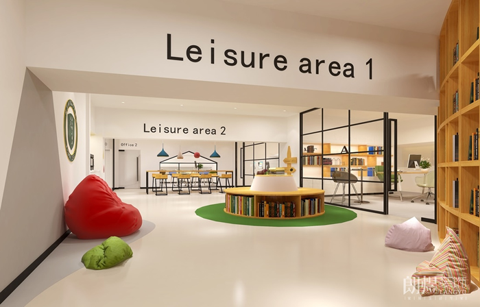 休閑區(qū)-UE少兒英語培訓(xùn)機(jī)裝修設(shè)計(jì)效果圖