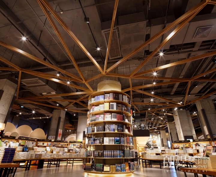 創(chuàng)意書店裝修-大廳效果圖