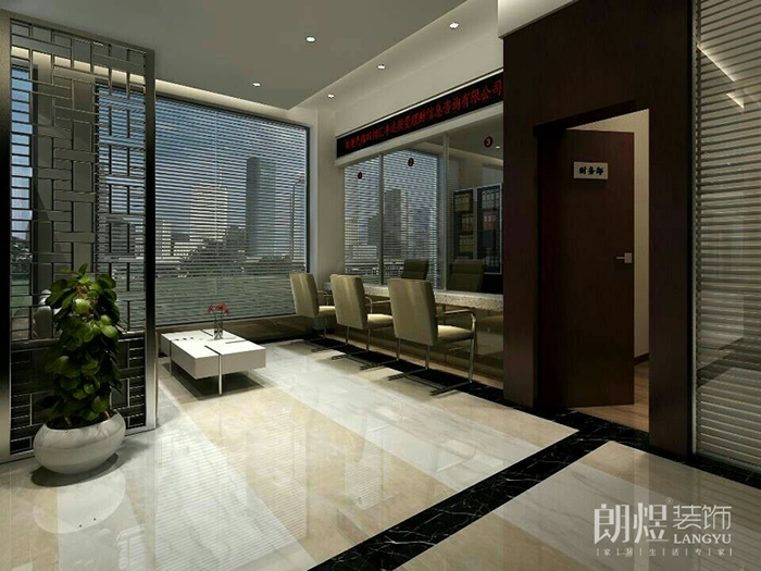 匯豐達辦公室裝修辦公區效果圖