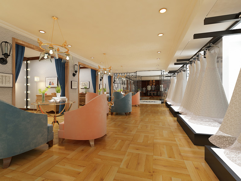 婚紗影樓門(mén)店裝修設(shè)計(jì)