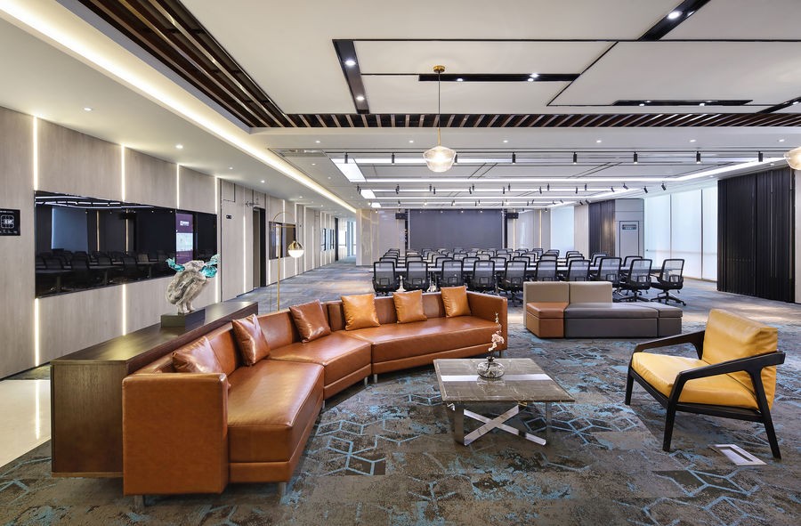 辦公室開放式會議室設(shè)計(jì)效果圖