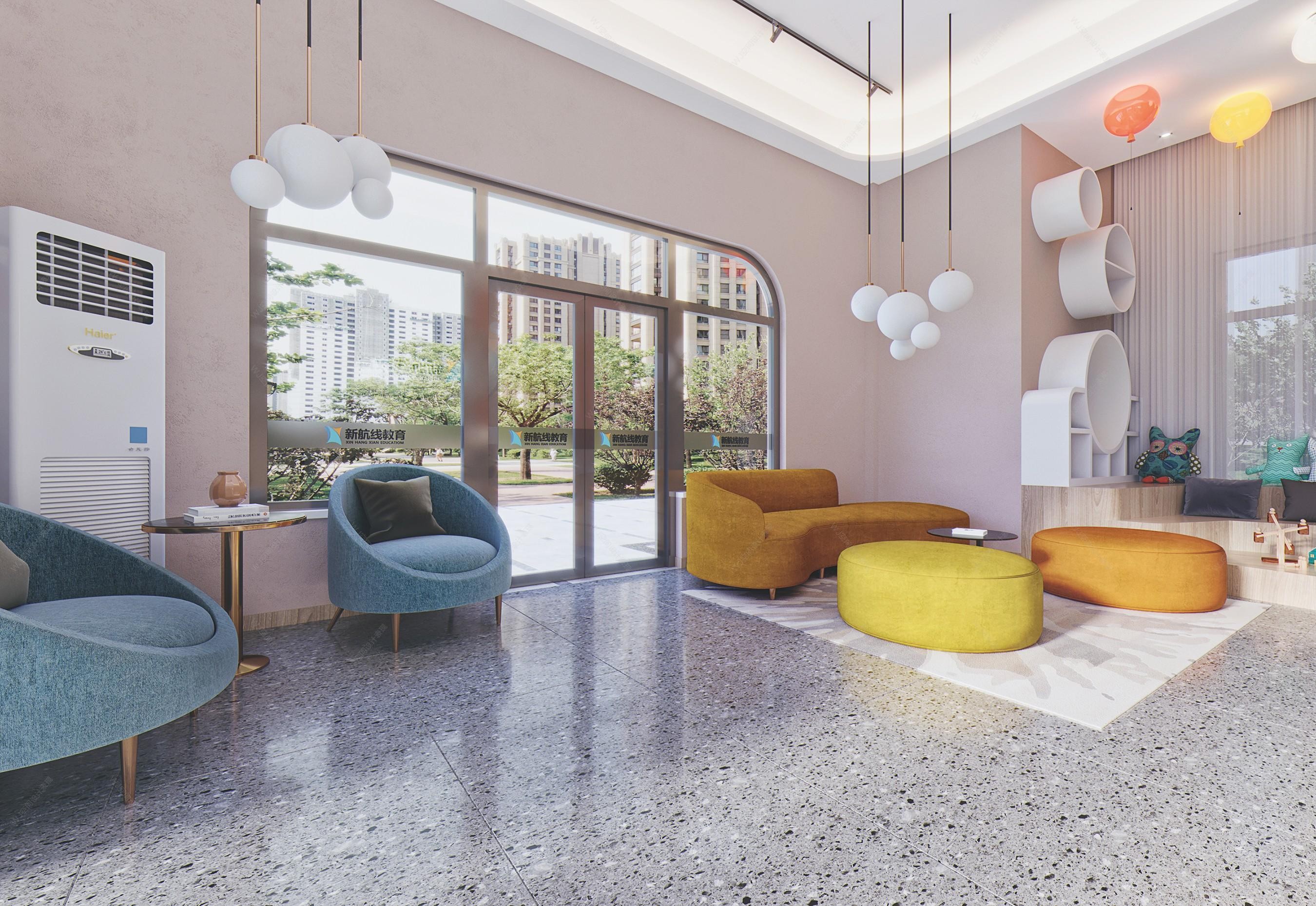 教育機(jī)構(gòu)裝修設(shè)計(jì)效果圖