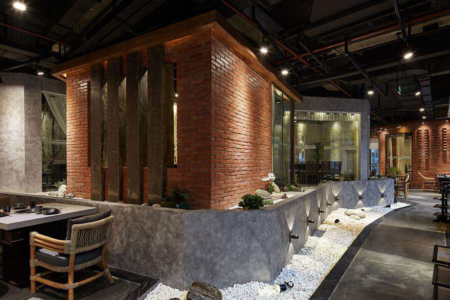 網紅火鍋店裝修效果圖