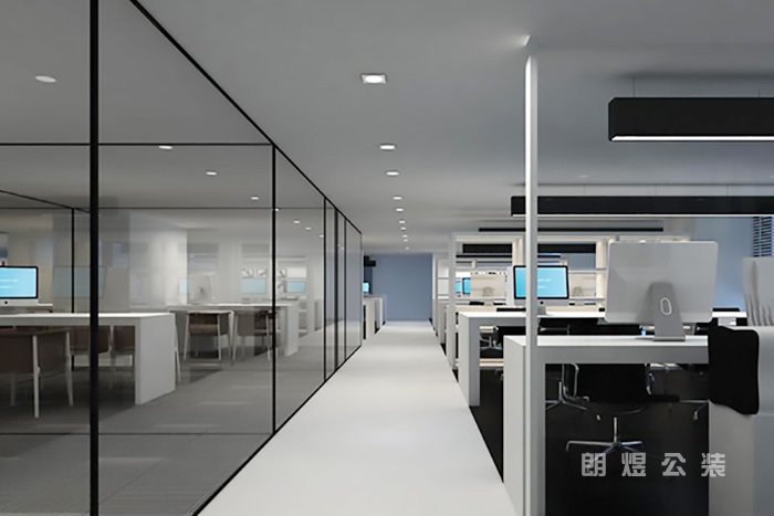 辦公室裝修玻璃隔斷挑選方法以及安裝注意事項