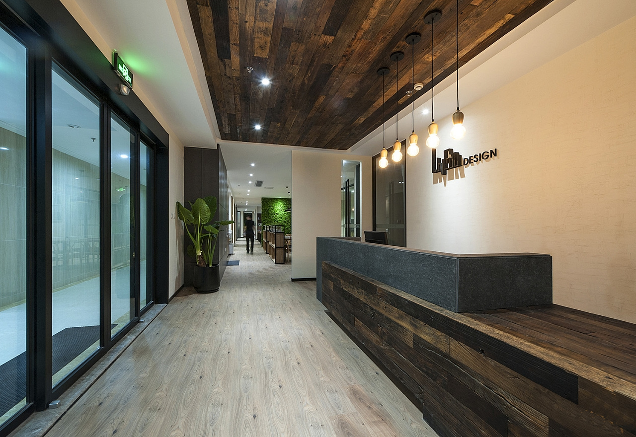 辦公室前臺設計實景2