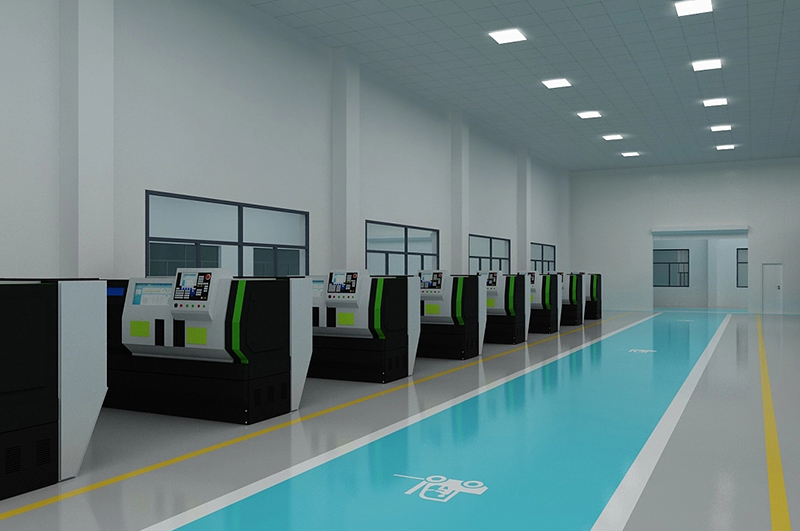 工業(yè)廠房生產(chǎn)車(chē)間裝修效果圖