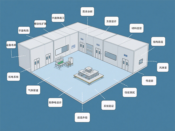 潔凈廠房裝修全鏈條服務(wù)