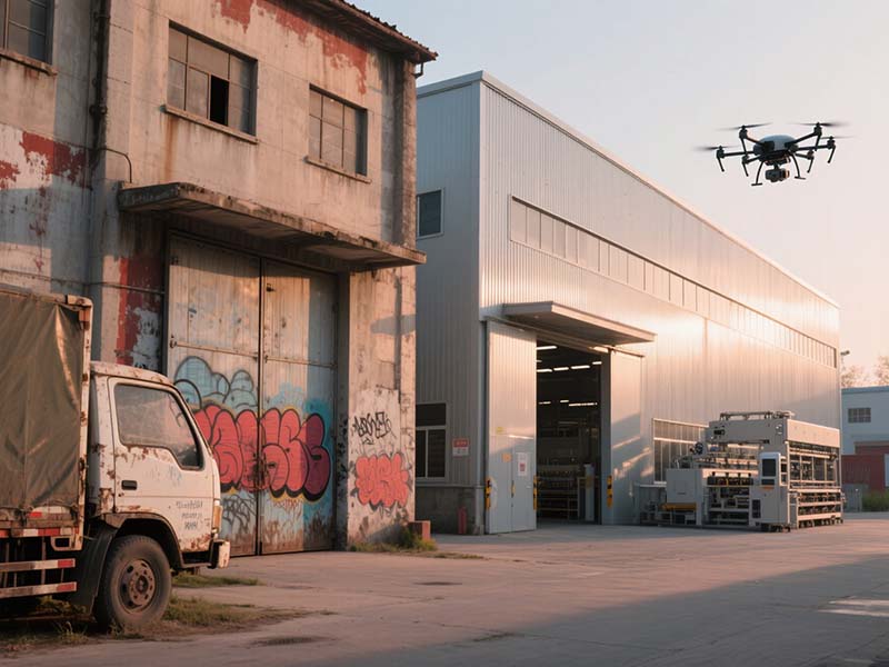 舊廠房與新廠房