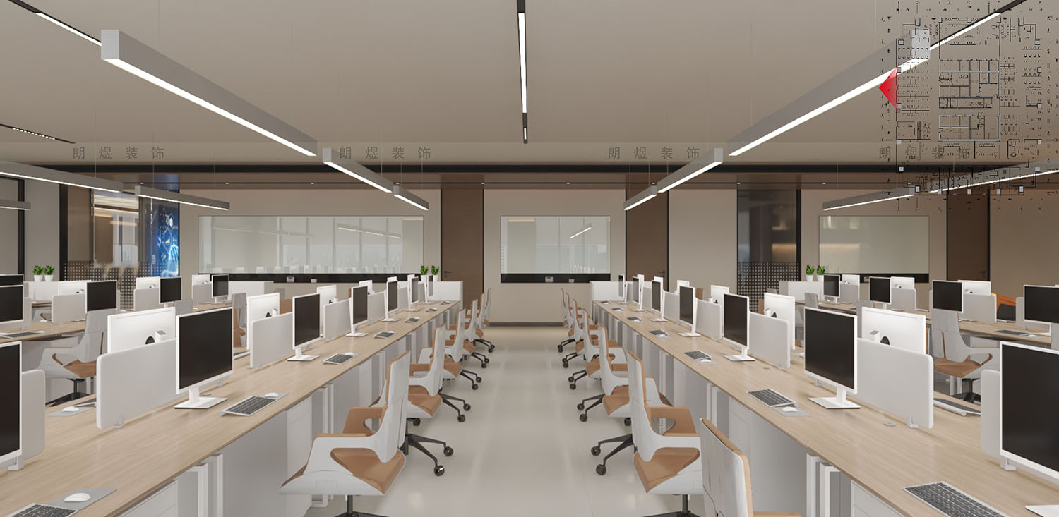 辦公室員工辦公區裝修效果圖/4