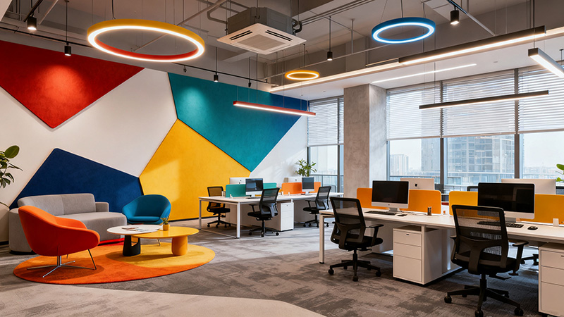 中高端辦公室裝修效果