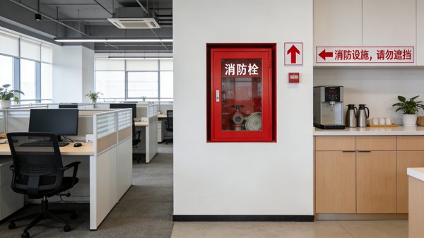 辦公室裝修可以把消防栓安裝在獨立房間