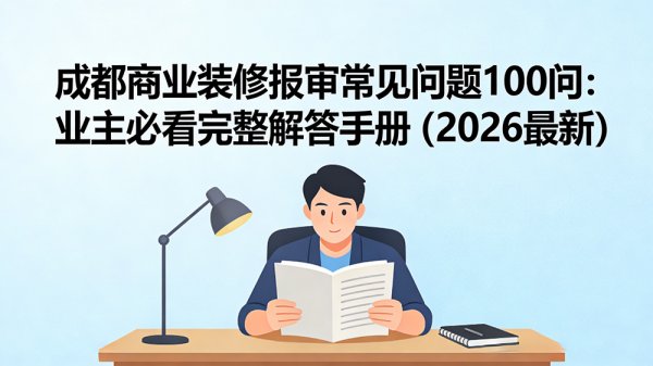 成都商業(yè)裝修報(bào)審常見問題100問：業(yè)主必看完整解答手冊(cè)（202